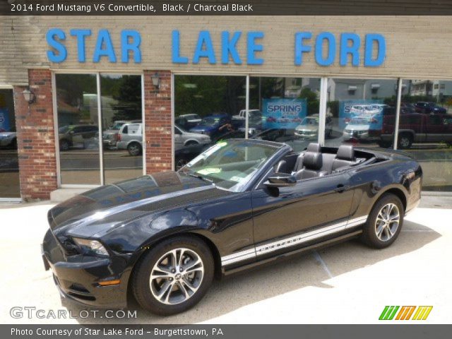 2014 Ford Mustang V6 Convertible in Black