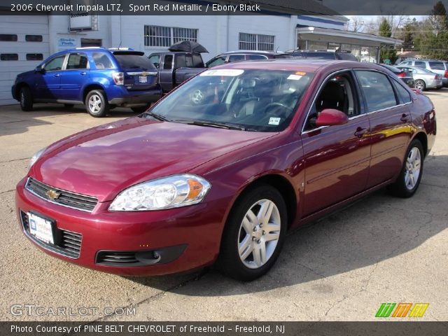 Sport Red Metallic 2006 Chevrolet Impala Ltz Ebony Black