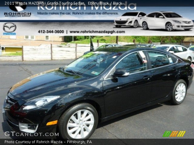 2011 Mazda MAZDA6 i Grand Touring Sedan in Ebony Black