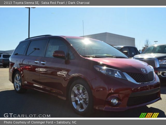 2013 Toyota Sienna SE in Salsa Red Pearl