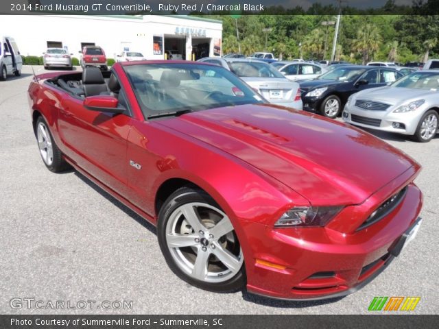 2014 Ford Mustang GT Convertible in Ruby Red