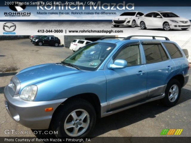 2003 Hyundai Santa Fe GLS 4WD in Arctic Blue