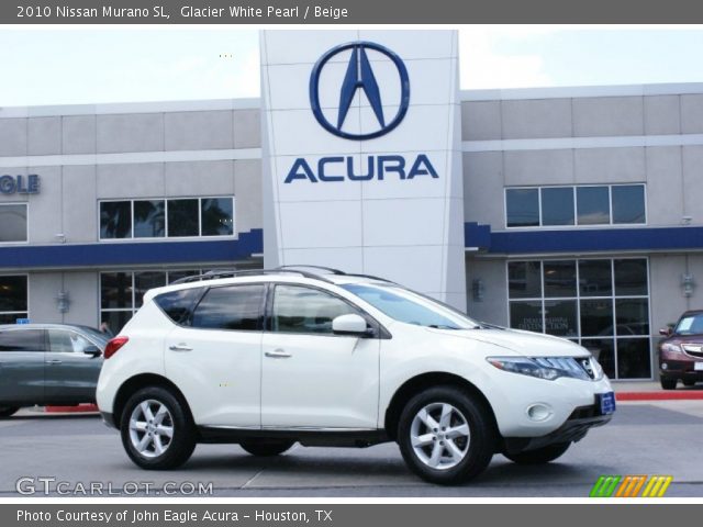 2010 Nissan Murano SL in Glacier White Pearl