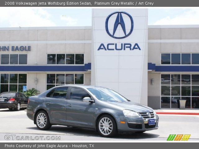 2008 Volkswagen Jetta Wolfsburg Edition Sedan in Platinum Grey Metallic