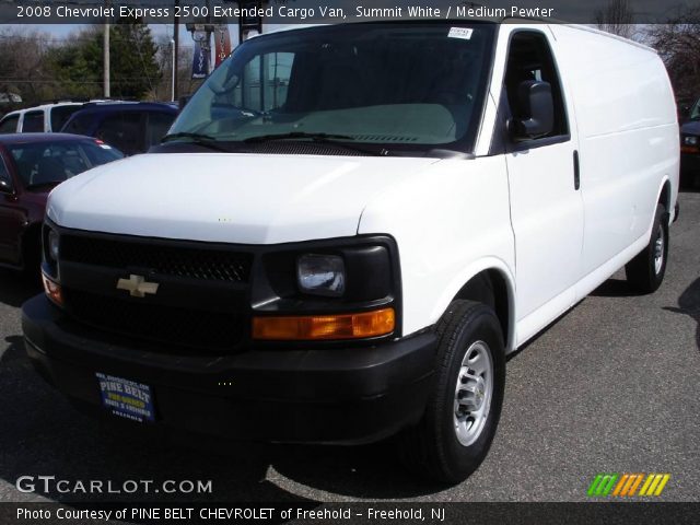 2008 Chevrolet Express 2500 Extended Cargo Van in Summit White