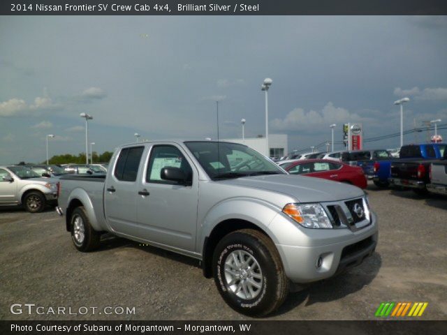 2014 Nissan Frontier SV Crew Cab 4x4 in Brilliant Silver