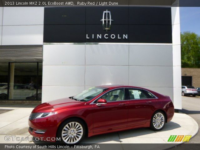 2013 Lincoln MKZ 2.0L EcoBoost AWD in Ruby Red
