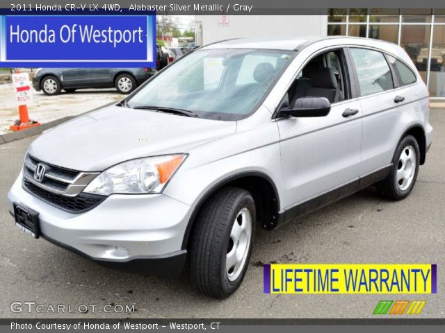 2011 Honda CR-V LX 4WD in Alabaster Silver Metallic