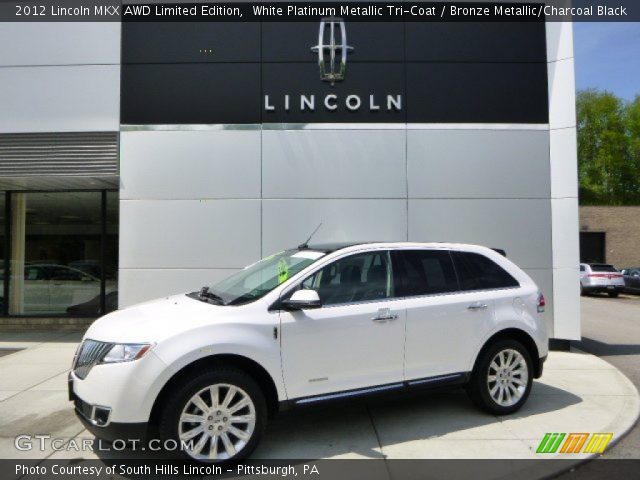 2012 Lincoln MKX AWD Limited Edition in White Platinum Metallic Tri-Coat