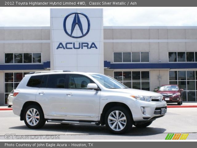 2012 Toyota Highlander Hybrid Limited 4WD in Classic Silver Metallic