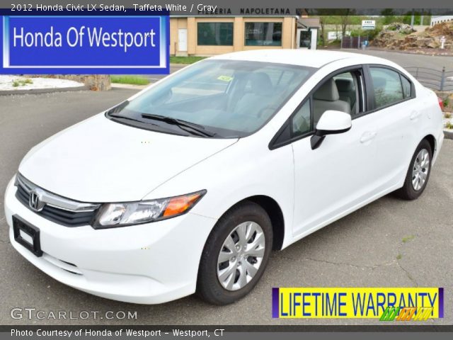 2012 Honda Civic LX Sedan in Taffeta White