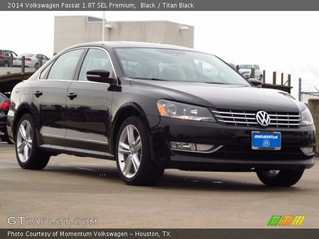 2014 Volkswagen Passat 1.8T SEL Premium in Black