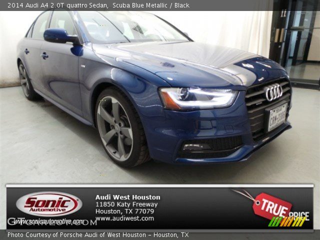 2014 Audi A4 2.0T quattro Sedan in Scuba Blue Metallic