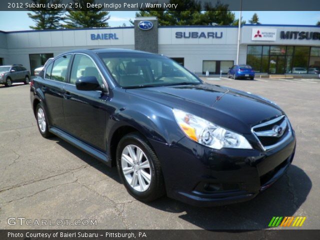 2012 Subaru Legacy 2.5i in Deep Indigo Pearl