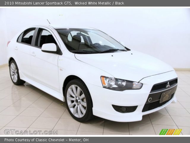2010 Mitsubishi Lancer Sportback GTS in Wicked White Metallic