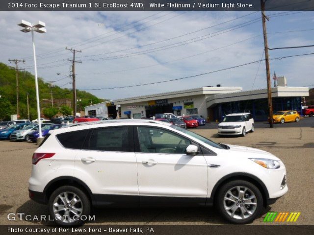 2014 Ford Escape Titanium 1.6L EcoBoost 4WD in White Platinum