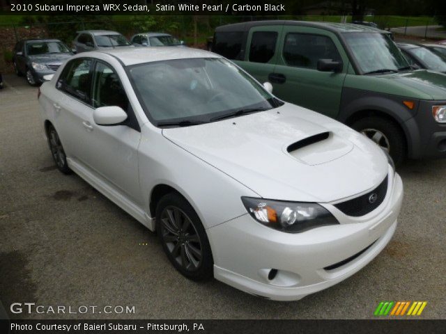 2010 Subaru Impreza WRX Sedan in Satin White Pearl