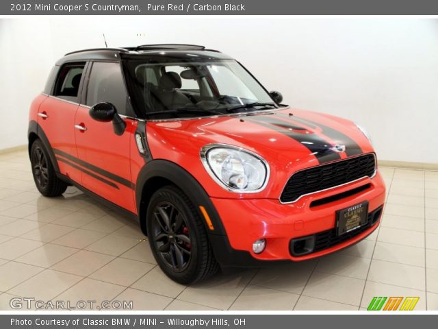 2012 Mini Cooper S Countryman in Pure Red