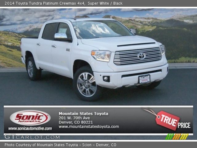 2014 Toyota Tundra Platinum Crewmax 4x4 in Super White