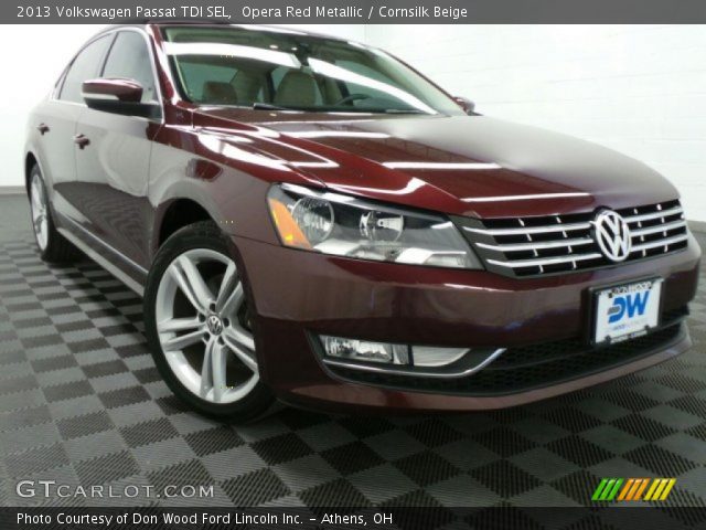 2013 Volkswagen Passat TDI SEL in Opera Red Metallic