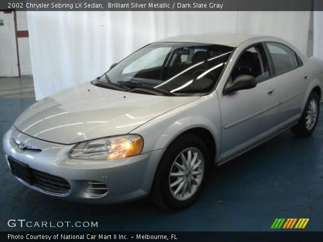2002 Chrysler Sebring LX Sedan in Brilliant Silver Metallic