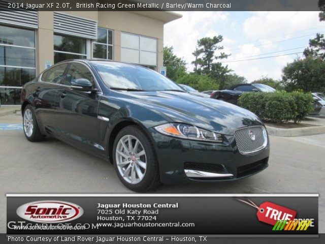2014 Jaguar XF 2.0T in British Racing Green Metallic