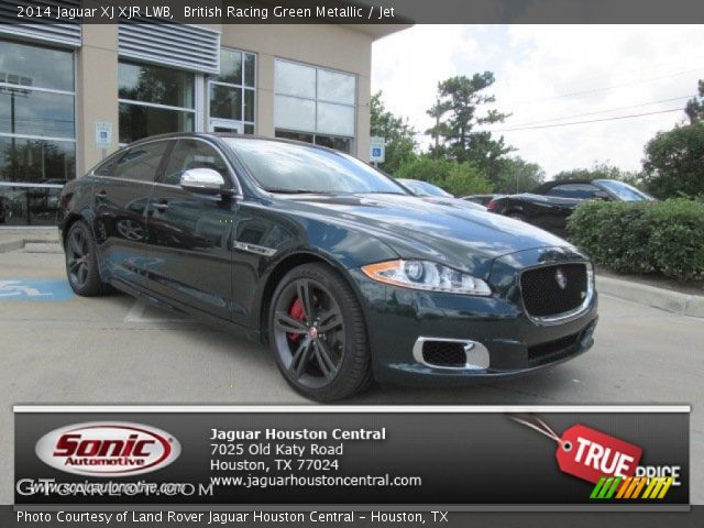 2014 Jaguar XJ XJR LWB in British Racing Green Metallic