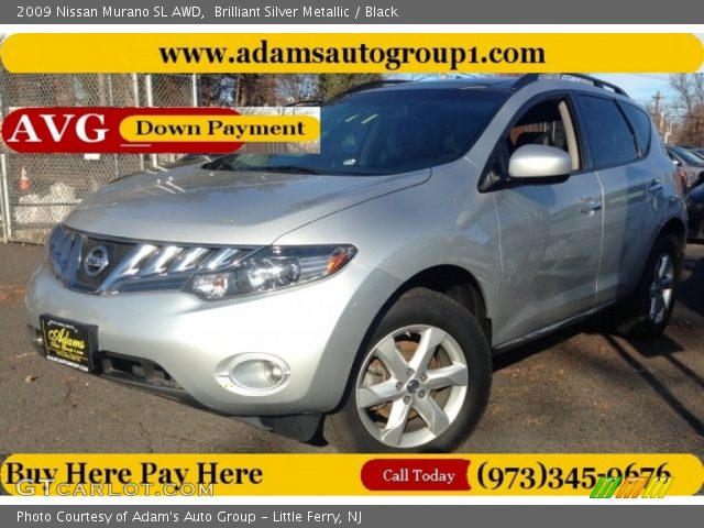 2009 Nissan Murano SL AWD in Brilliant Silver Metallic