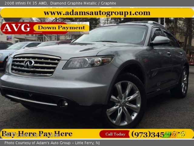 2008 Infiniti FX 35 AWD in Diamond Graphite Metallic