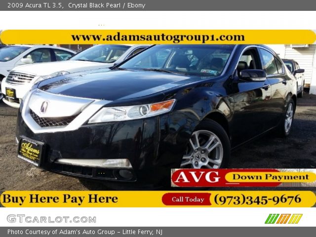 2009 Acura TL 3.5 in Crystal Black Pearl
