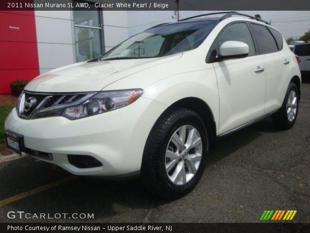 2011 Nissan Murano SL AWD in Glacier White Pearl