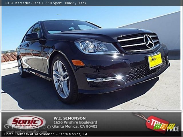 2014 Mercedes-Benz C 250 Sport in Black