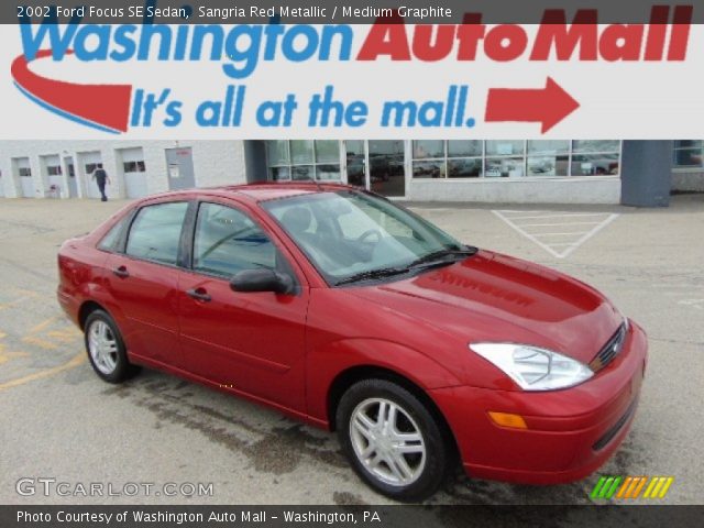 2002 Ford Focus SE Sedan in Sangria Red Metallic