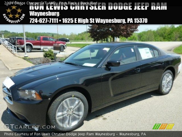 2014 Dodge Charger SXT AWD in Pitch Black