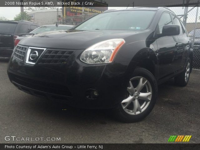 2008 Nissan Rogue S AWD in Wicked Black