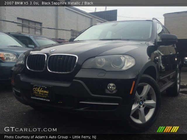 2007 BMW X5 3.0si in Black Sapphire Metallic
