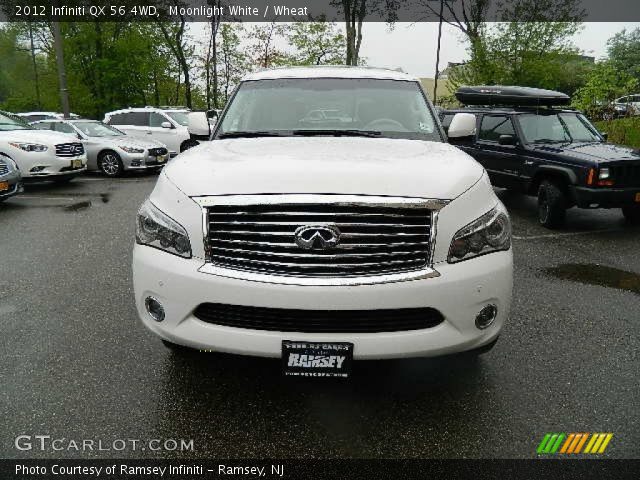 2012 Infiniti QX 56 4WD in Moonlight White