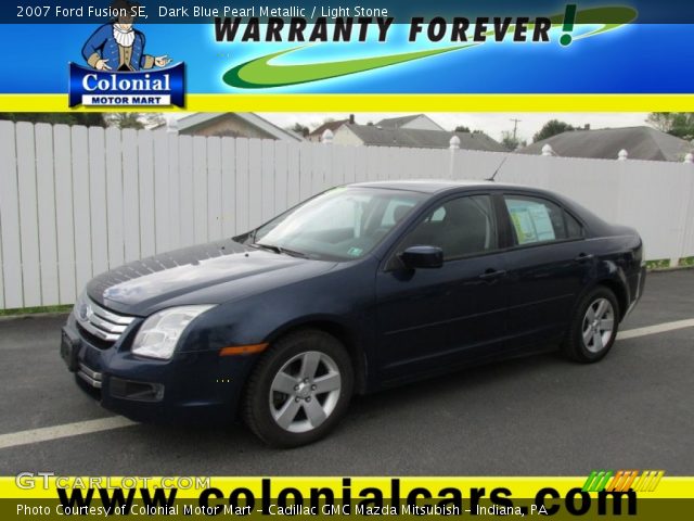 2007 Ford Fusion SE in Dark Blue Pearl Metallic