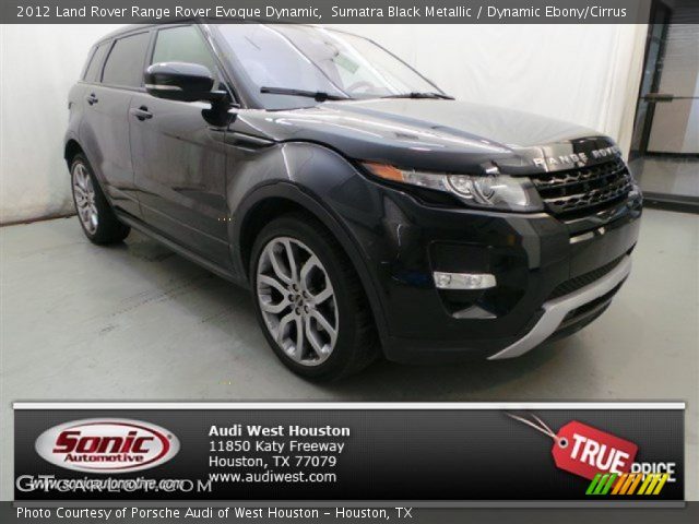 2012 Land Rover Range Rover Evoque Dynamic in Sumatra Black Metallic