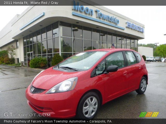 2011 Honda Fit  in Milano Red