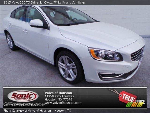 2015 Volvo S60 T5 Drive-E in Crystal White Pearl