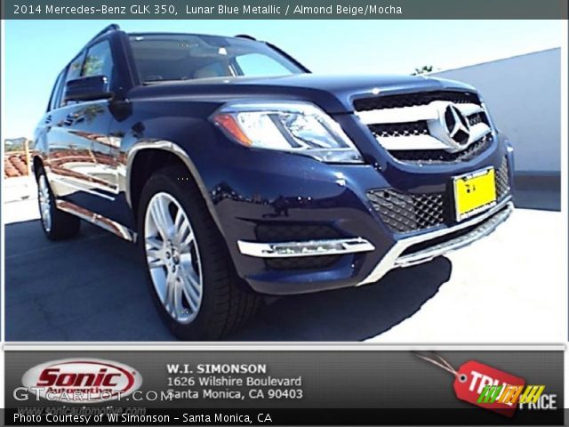 2014 Mercedes-Benz GLK 350 in Lunar Blue Metallic