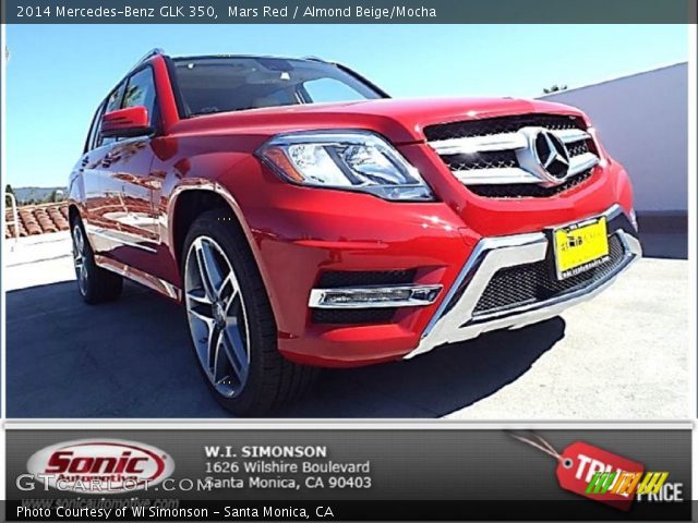 2014 Mercedes-Benz GLK 350 in Mars Red