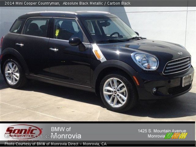 2014 Mini Cooper Countryman in Absolute Black Metallic