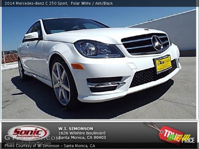 2014 Mercedes-Benz C 250 Sport in Polar White
