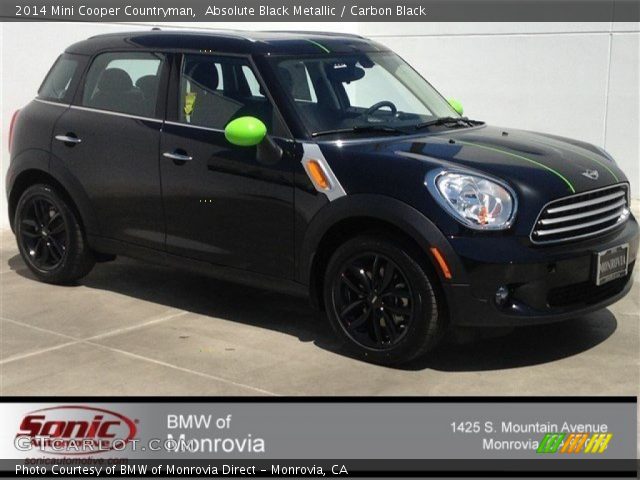 2014 Mini Cooper Countryman in Absolute Black Metallic
