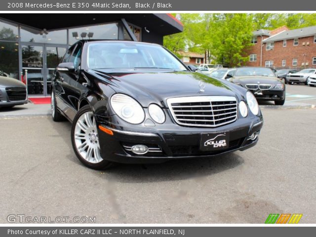 2008 Mercedes-Benz E 350 4Matic Sedan in Black