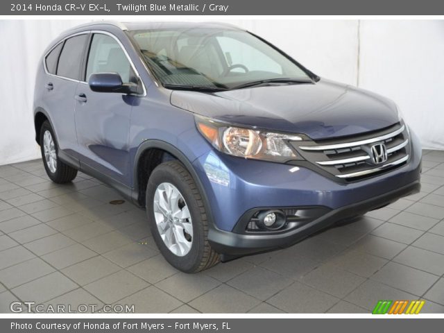 2014 Honda CR-V EX-L in Twilight Blue Metallic