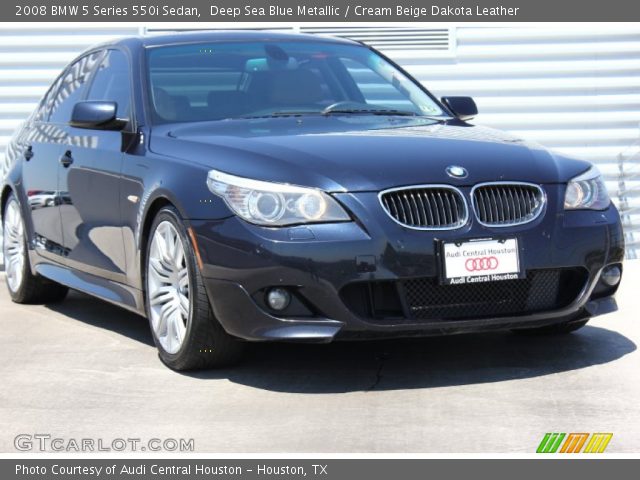 2008 BMW 5 Series 550i Sedan in Deep Sea Blue Metallic