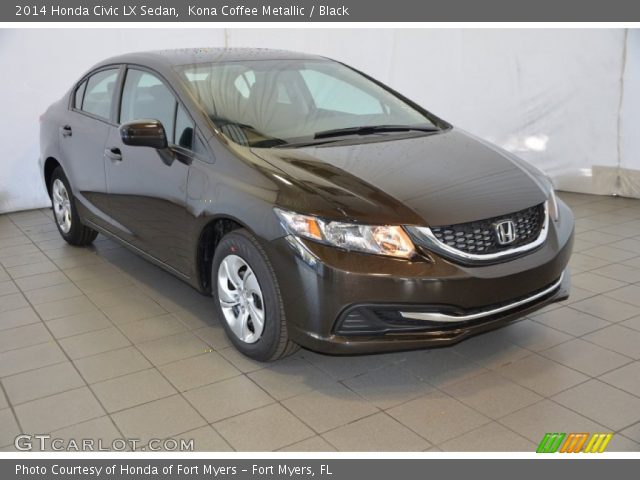 2014 Honda Civic LX Sedan in Kona Coffee Metallic